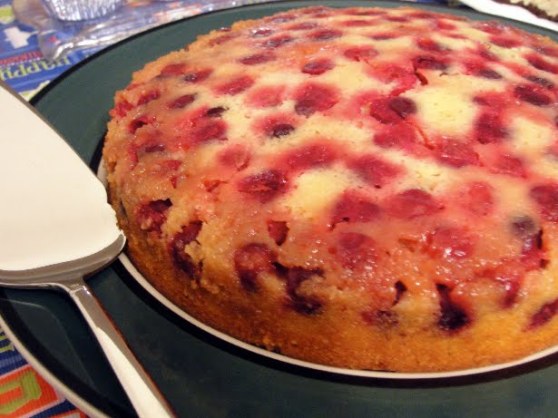 cranberry upside down cake